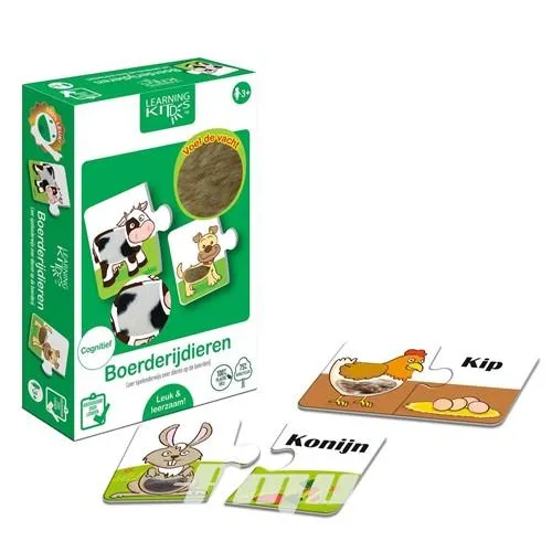 Learning Kitd’s Boerderijdieren puzzel